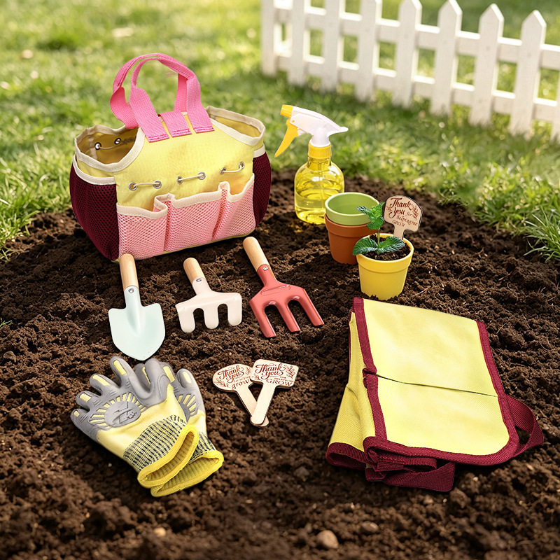 Gardening Tools Gift Set - Ensemble d'outils de jardin pour enfants,