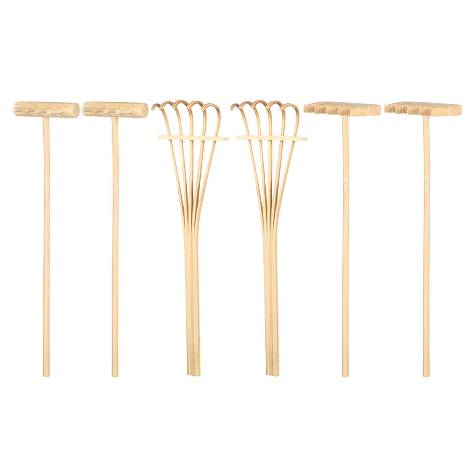 Gardening Tools Rake - Ensemble de 6 mini râteaux à