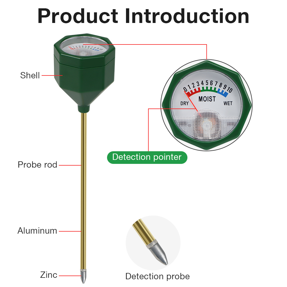 Gardening Tools Required - Mini testeur d'humidité du sol portable,