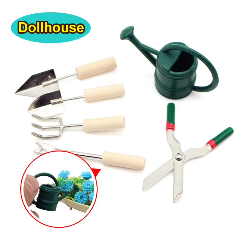 Gardening Tools Equipment - 1/12 maison de poupée Simulation arrosoir