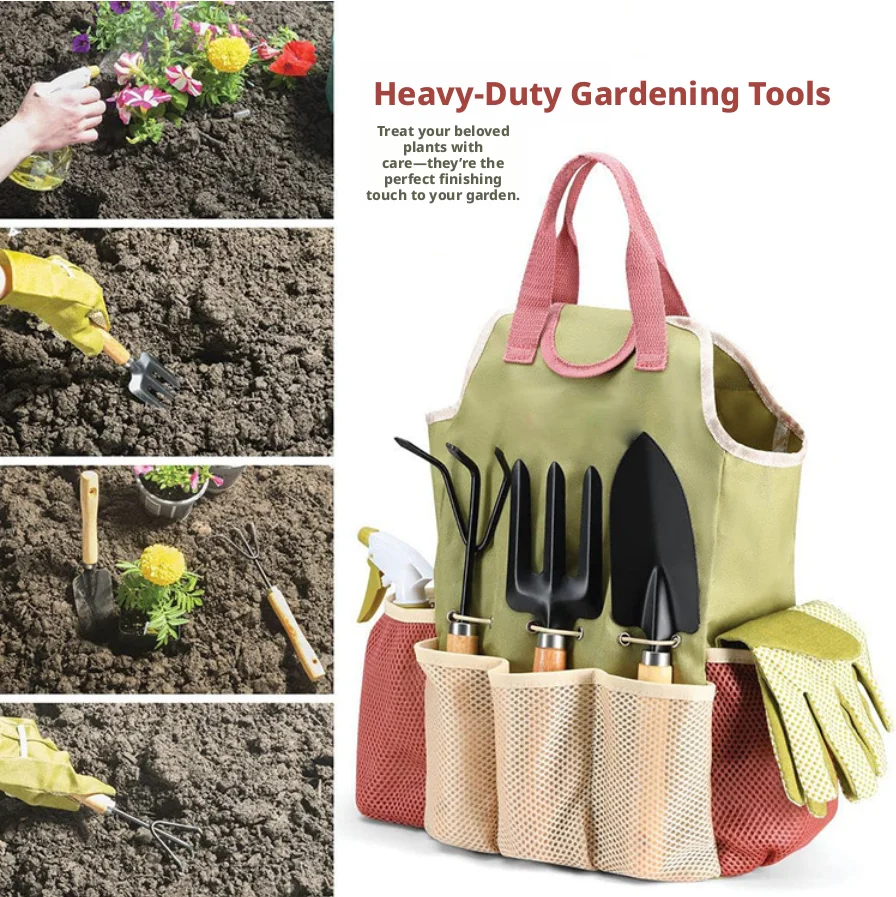 Gardening Tools Gift Set - Ensemble d'outils de jardinage d'extérieur 9