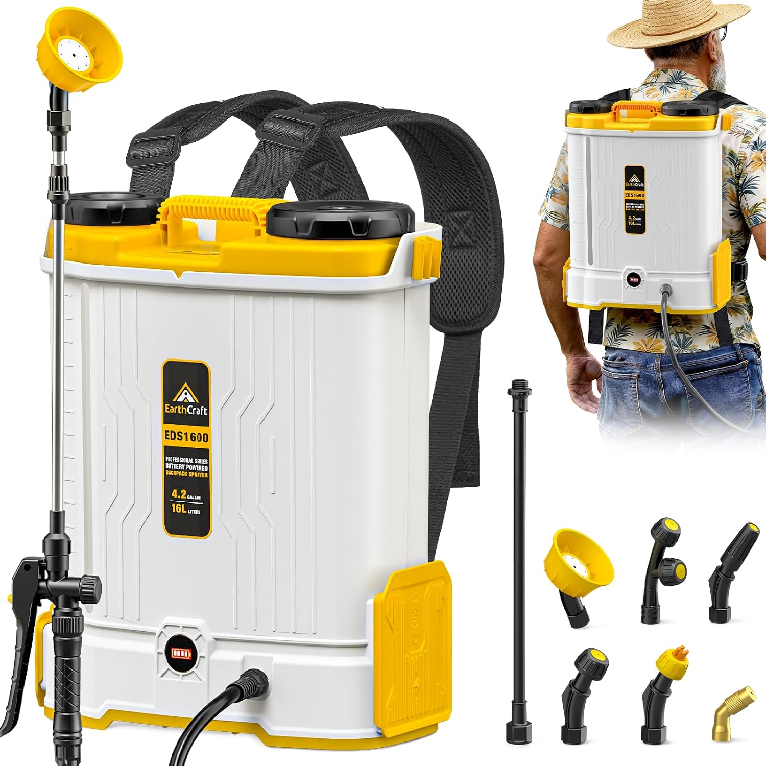 Gardening Tools Equipment - Pulvérisateur à dos alimenté par batterie