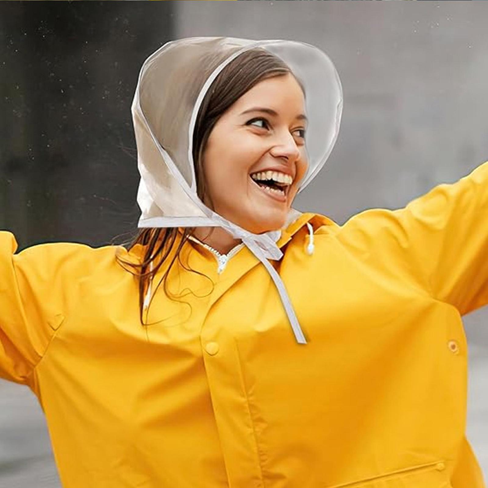 Chapeau de pluie transparent r - Gardening Tools Store avis et prix
