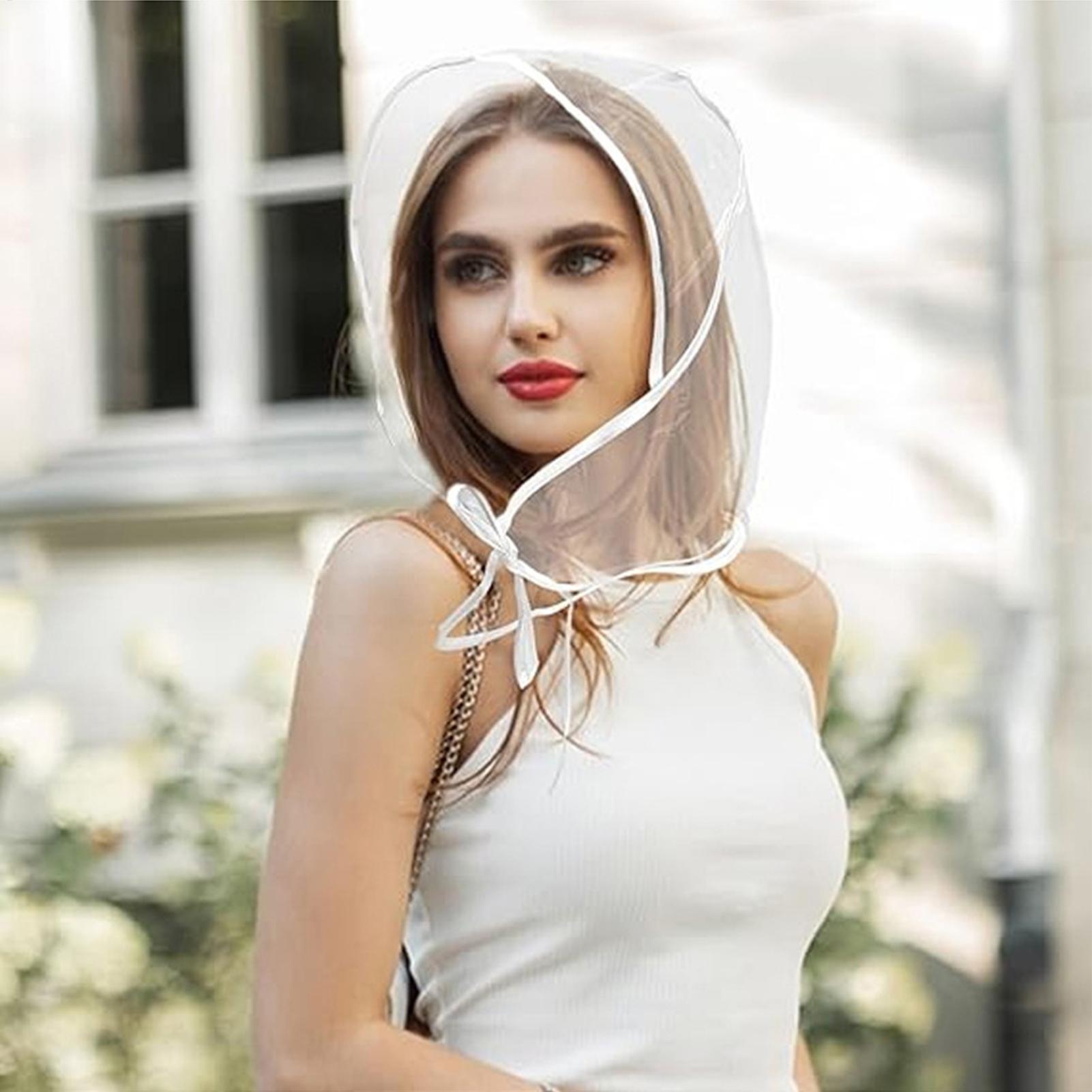 Chapeau de pluie transparent r - Gardening Tools Store avis et prix