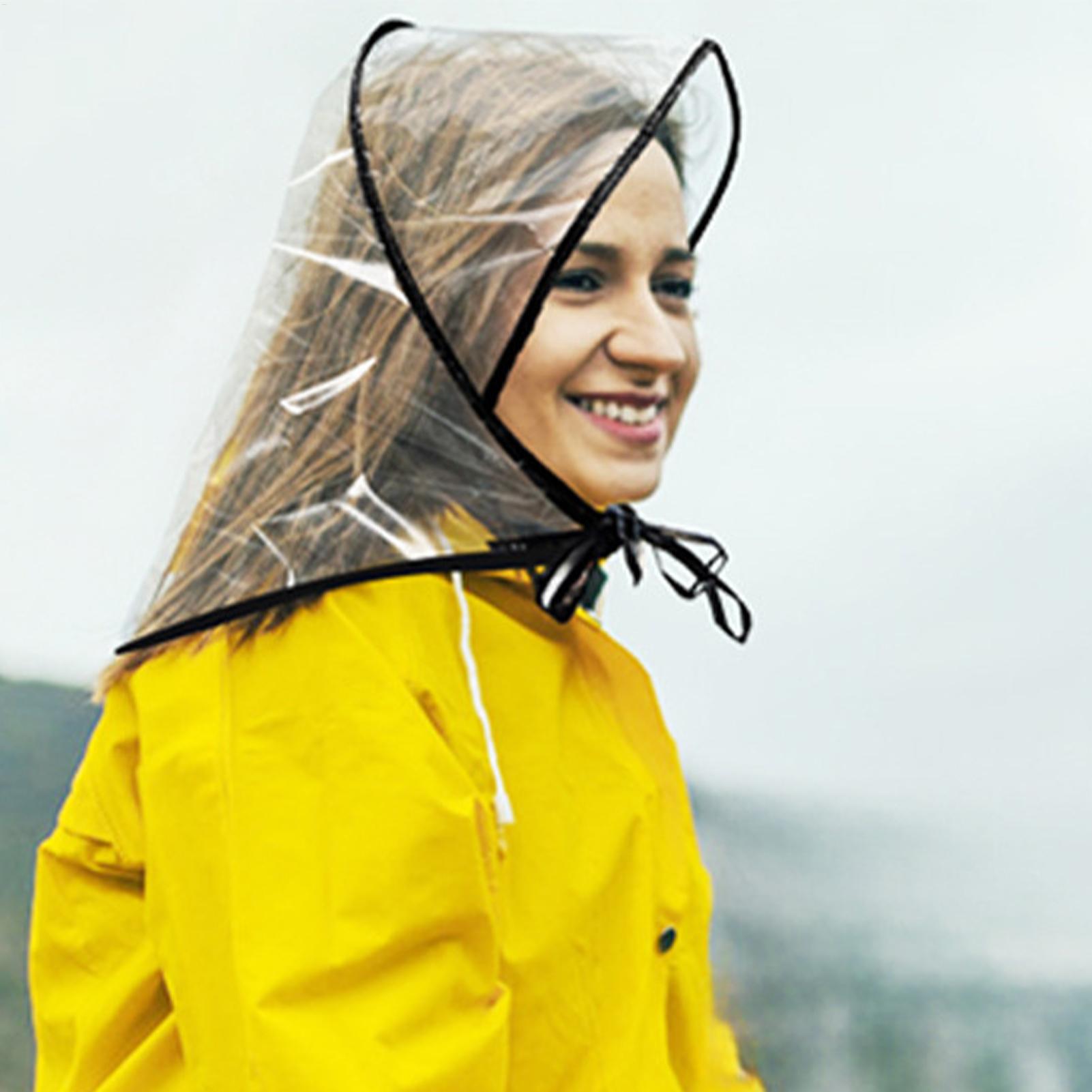 Chapeau de pluie transparent r - Gardening Tools Store avis et prix