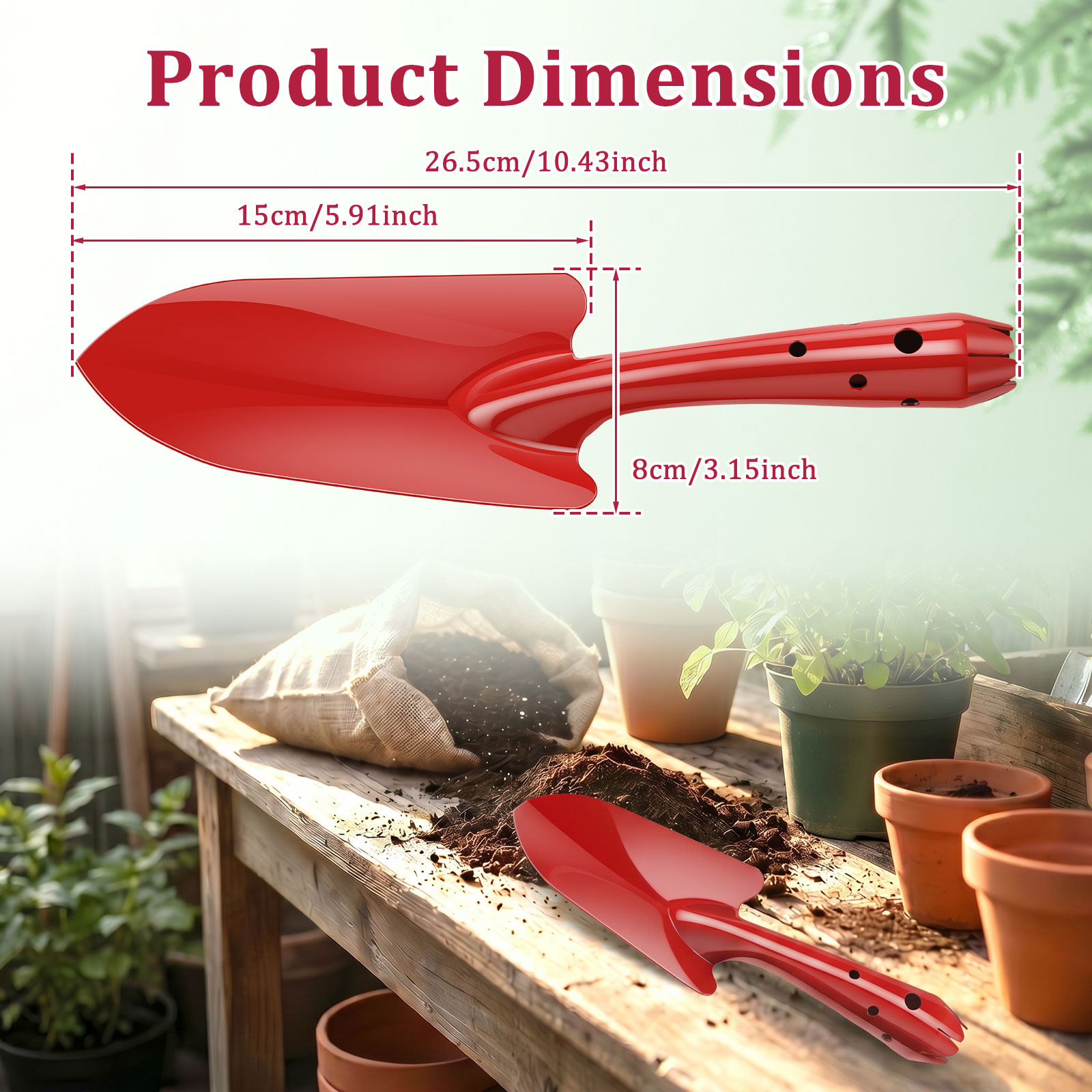 Truelle de jardin en métal rés - Gardening Tools Trowel avis et prix