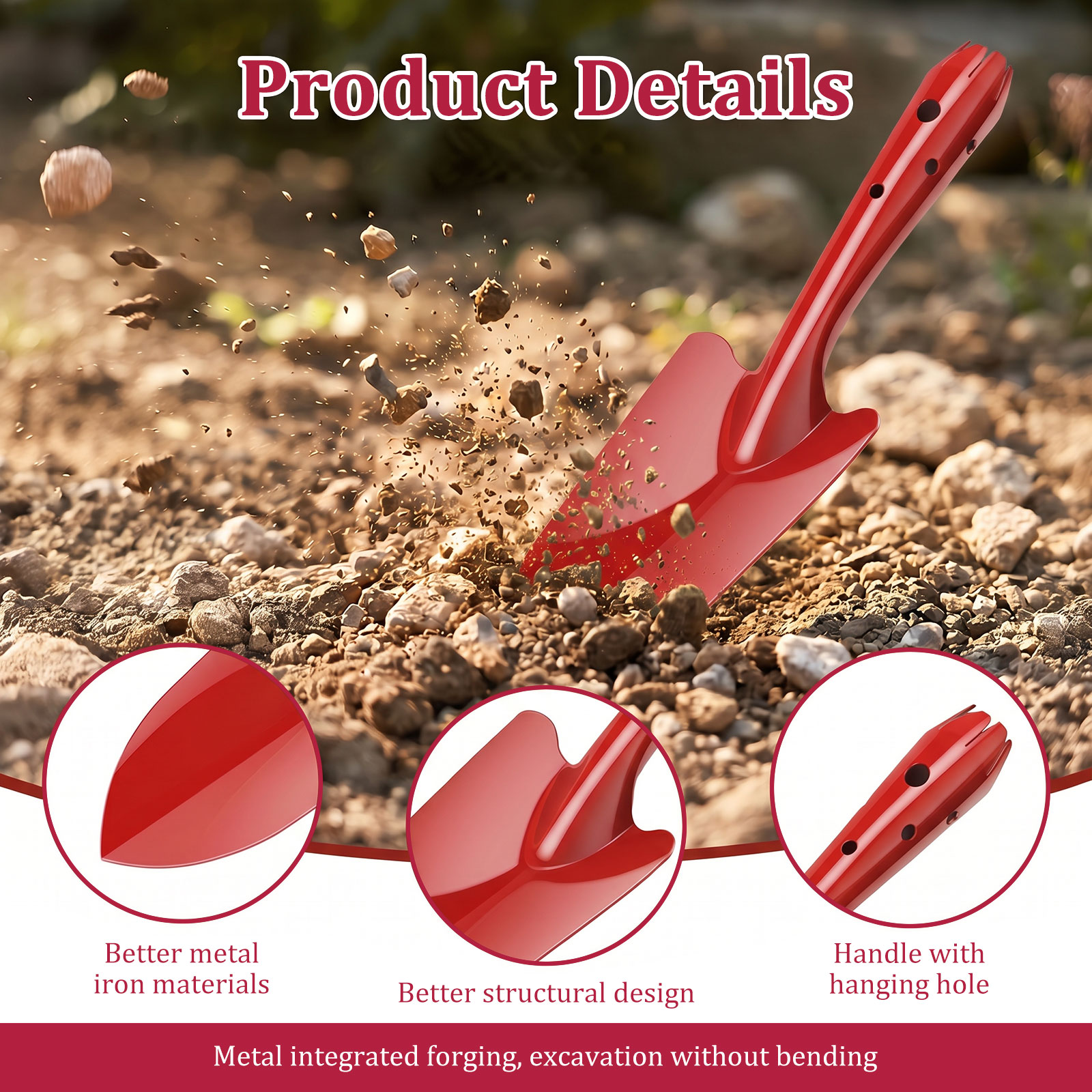 Truelle de jardin en métal rés - Gardening Tools Trowel avis et prix