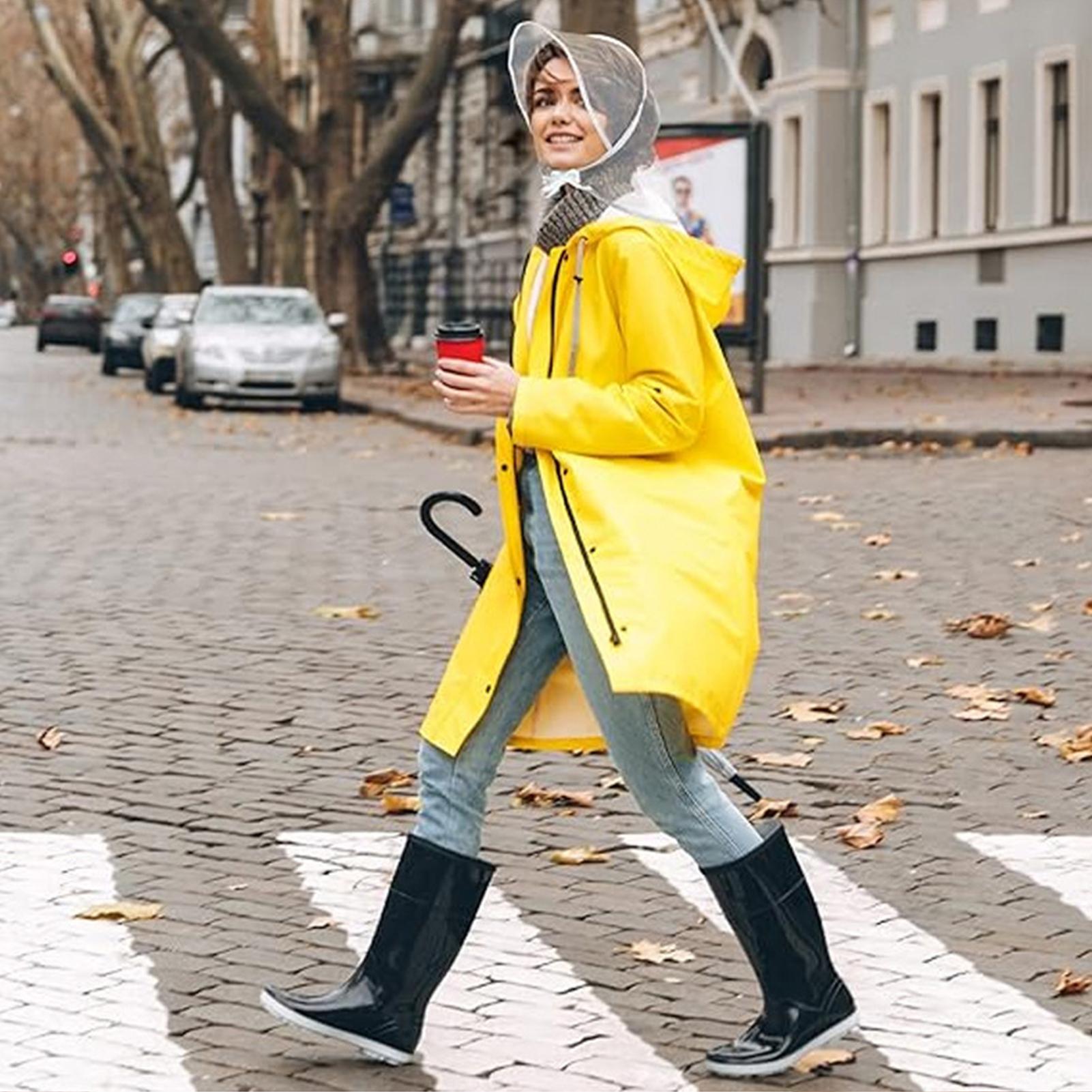 Chapeau de pluie transparent r - Gardening Tools Store avis et prix