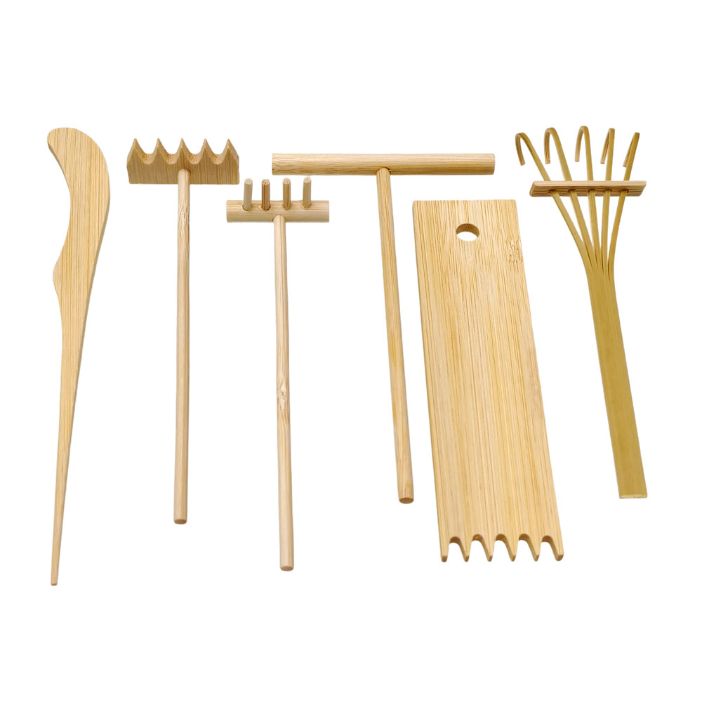 Kit de 6 râteaux à sable en ba - Gardening Tools Drawing avis et prix