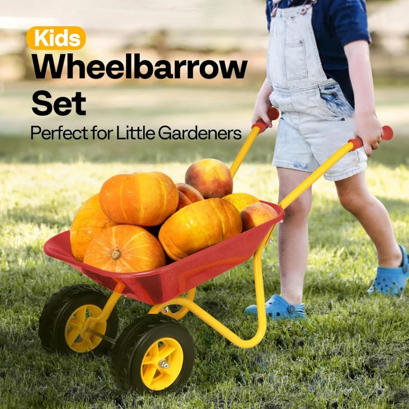 Brouette pour enfants, chariot - Gardening Tools Gift Set avis et prix